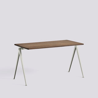 Pyramid Table 01/02-Tafels-HAY APS-H74 x L140 x B65 cm-Smoked Solid Oak-Beige-Buro International