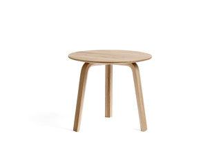 Bella Coffee table-Bijzettafels-HAY APS-Diameter 45 x H39 cm-Water-based lacquered oak-Buro International