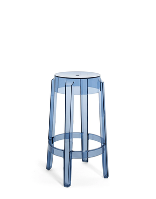 Charles Ghost Stool-Barstoelen-KARTELL S.P.A.-65 cm-Powder-Buro International