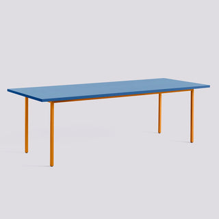 Two-Colour Table-Tafels-HAY APS-240x90x74 cm-Blue-Ochre-Buro International