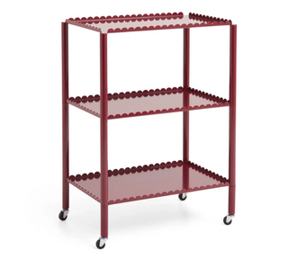 Arcs Trolley High-Rekken en roomdividers-HAY APS-Auburn Red-Buro International