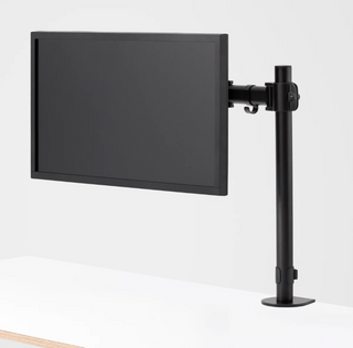 Pole mounted monitor arm