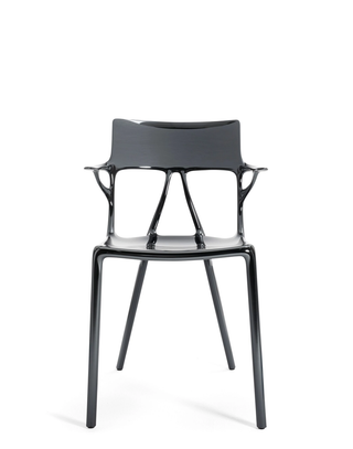 A.I. Chair Metal-Stoelen-KARTELL S.P.A.-Titanium-Buro International