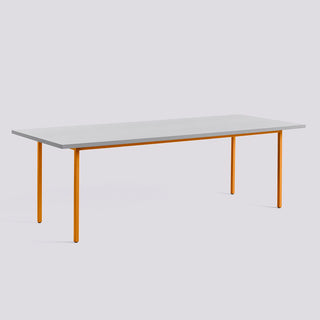 Two-Colour Table-Tafels-HAY APS-240x90x74 cm-Light Grey-Ochre-Buro International