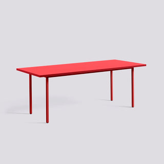 Two-Colour Table-Tafels-HAY APS-200x90x74 cm-Red-Maroon Red-Buro International