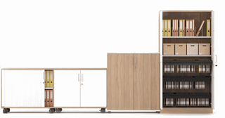 Cabinet with sliding doors