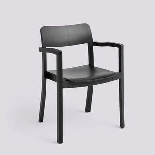 Pastis chair-Stoelen-HAY APS-Black ash-Met armleggers-Buro International