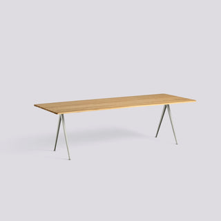 Pyramid Table 01/02-Tafels-HAY APS-H74 x L250 x B85 cm-Clear Solid Oak-Beige-Buro International