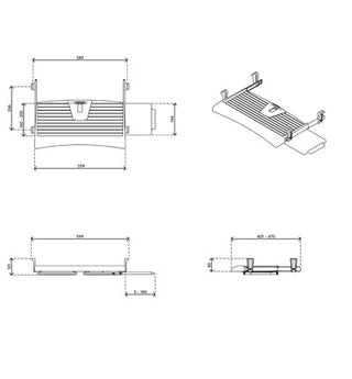 Addit toetsenbord muislade-Ergonomische extra's-DATAFLEX BENELUX BV-Buro International