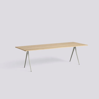 Pyramid Table 01/02-Tafels-HAY APS-H74 x L250 x B85 cm-Matt Solid Oak-Beige-Buro International