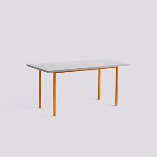 Two-Colour Table-Tafels-HAY APS-160x82x74 cm-Light Grey-Ochre-Buro International