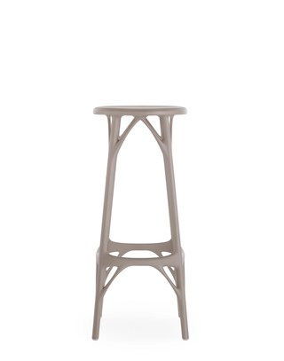 A.I. Stool Light-Barstoelen-KARTELL S.P.A.-75 cm-Grey-Buro International