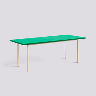 Two-Colour Table-Tafels-HAY APS-200x90x74 cm-Green Mint-Ivory-Buro International