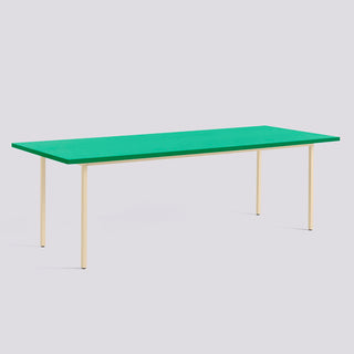 Two-Colour Table-Tafels-HAY APS-240x90x74 cm-Green Mint-Ivory-Buro International