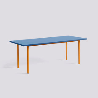 Two-Colour Table-Tafels-HAY APS-200x90x74 cm-Blue-Ochre-Buro International