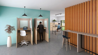 Cabine de travail Buronomic Calme pour usage debout