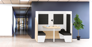 Buronomic Calme werkplekcabine voor twee personen, productbeeld 5