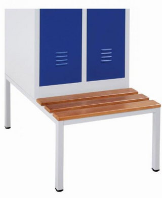 Wardrobe with bench