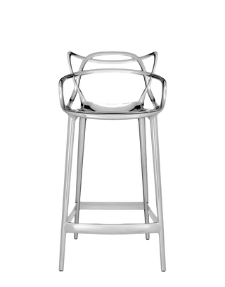 Masters Barstool Metal-Barstoelen-KARTELL S.P.A.-Chromed-Buro International