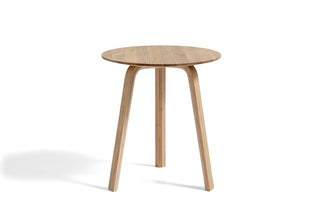 Bella Coffee table-Bijzettafels-HAY APS-Diameter 45 x H49 cm-Water-based lacquered oak-Buro International