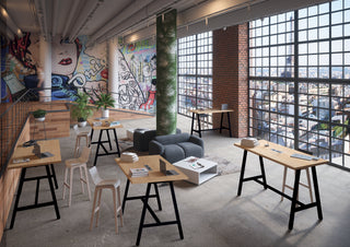 Cohésion high coworking table