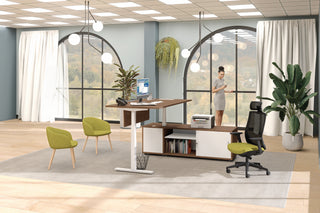 Envol Manager sit-stand desk with left-hand B-Box