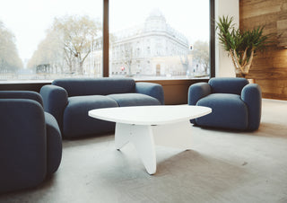Buronomic Galet coffee table in white