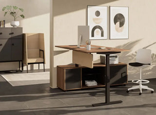Envol Manager sit-stand desk with left-hand B-Box