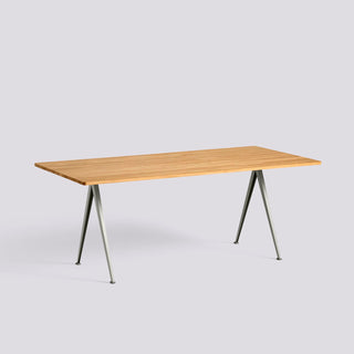 Pyramid Table 01/02-Tafels-HAY APS-H74 x L190 x B85 cm-Clear Solid Oak-Beige-Buro International