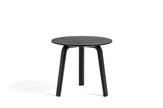 Bella Coffee table-Bijzettafels-HAY APS-Diameter 45 x H39 cm-Black water-based lacquered oak-Buro International