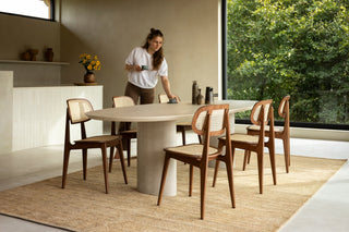 Titus dining chair cane seat