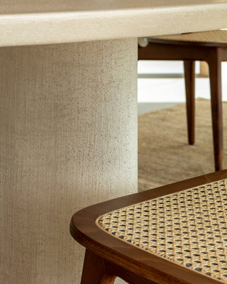 Titus dining chair cane seat