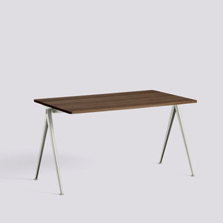 Pyramid Table 01/02-Tafels-HAY APS-H74 x L140 x B75 cm-Smoked Solid Oak-Beige-Buro International