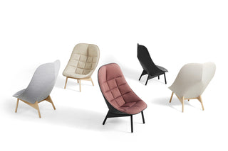 Uchiwa Lounge chair-Lounge stoelen-HAY APS-Buro International