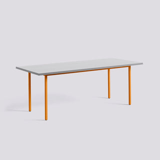 Two-Colour Table-Tafels-HAY APS-200x90x74 cm-Light Grey-Ochre-Buro International