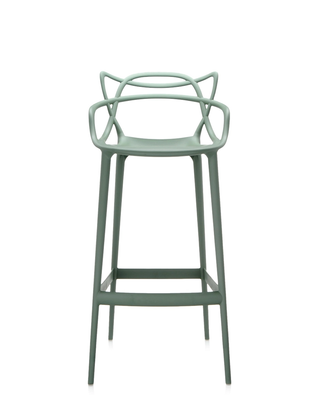 Masters Barstool-Barstoelen-KARTELL S.P.A.-65 cm-Sage Green-Buro International