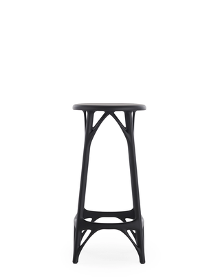 A.I. Stool Light-Barstoelen-KARTELL S.P.A.-65 cm-Black-Buro International