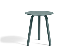 Bella Coffee table-Bijzettafels-HAY APS-Diameter 45 x H49 cm-Brunswick green water-based lacquered oak-Buro International