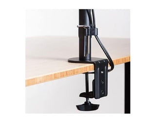 Pole mounted monitor arm