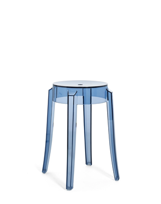 Charles Ghost Stool-Barstoelen-KARTELL S.P.A.-46 cm-Powder-Buro International