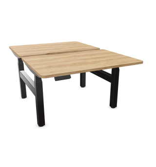 Buronomic Alto multi-workstation for two people in Nebraska with black base