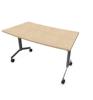 Eureka vergadertafel boogvorm
