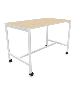 Configuratieweergave van de Buronomic Nuanza verrijdbare statafel